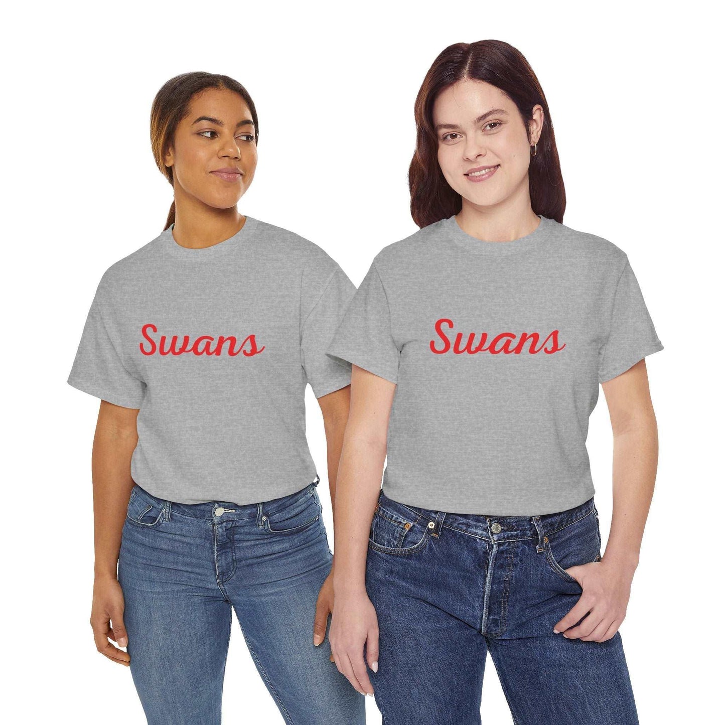 Unisex Swans t-shirt in official colours – ideal for AFL season and casual wear