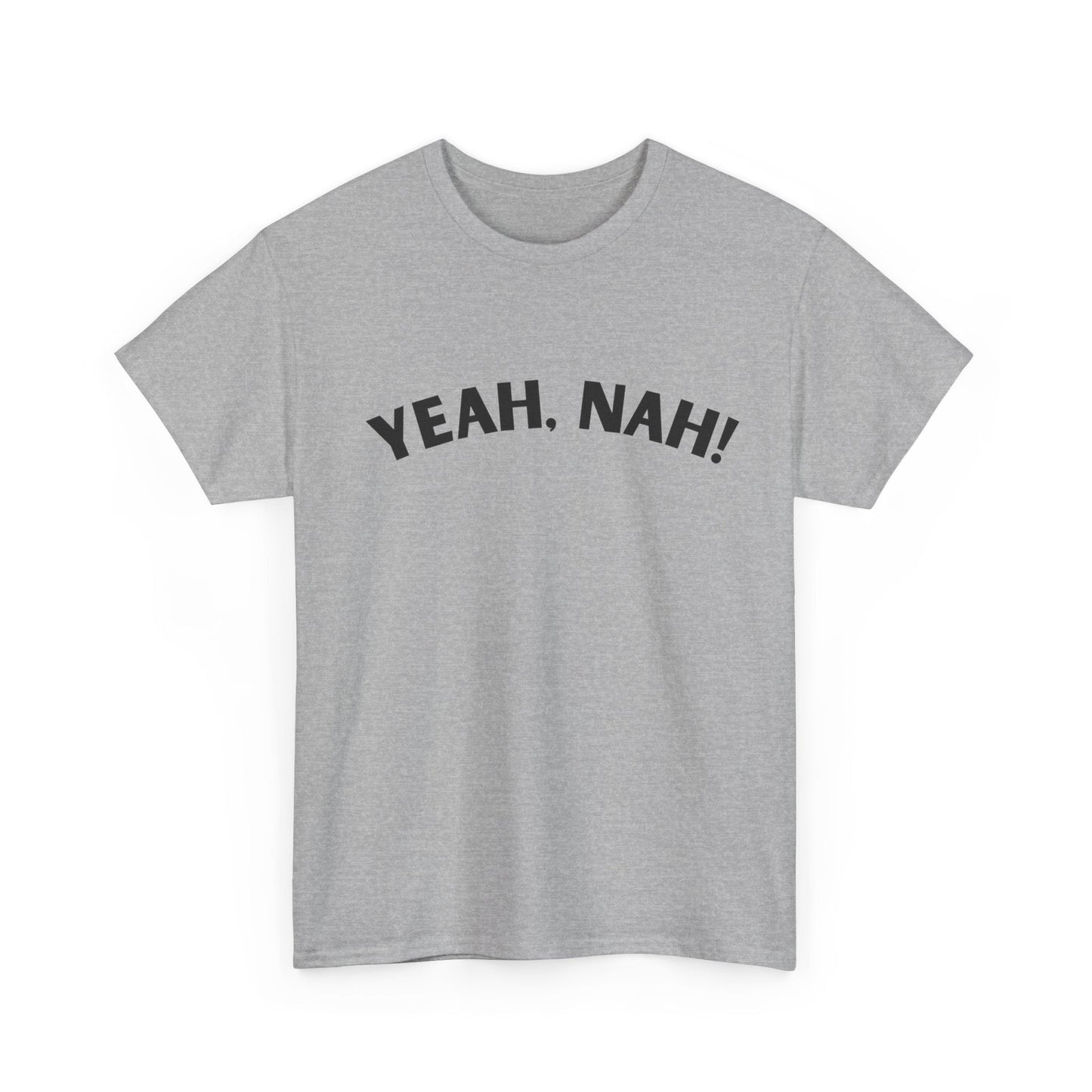 Unisex t-shirt with iconic Aussie phrase "Yeah, Nah"