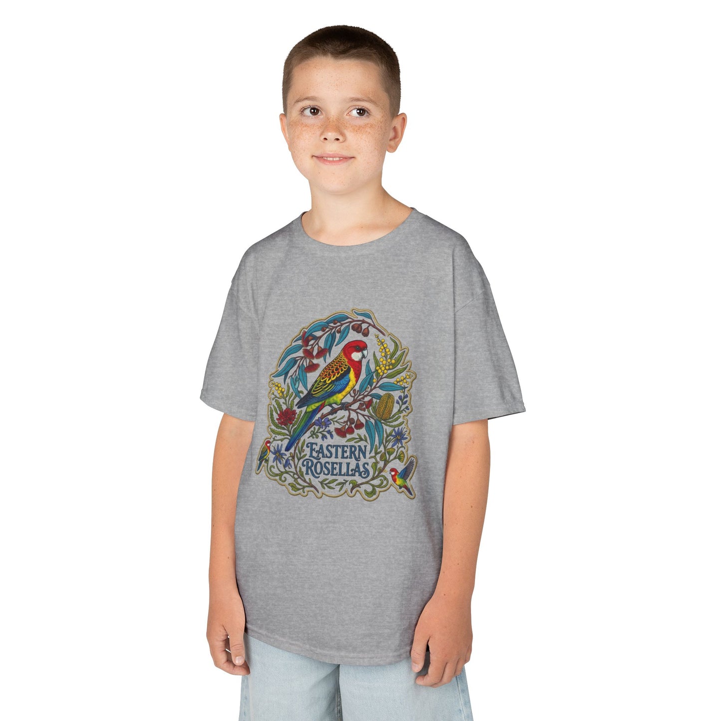 Eastern Rosellas Kids T-Shirt – Viral Aussie Song Bird Tee