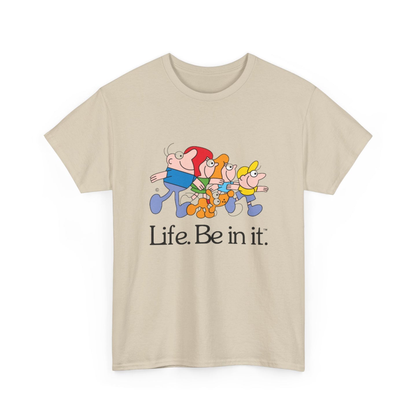 Life. Be In It T-Shirt | Retro Aussie 70s & 80s Nostalgia Tee