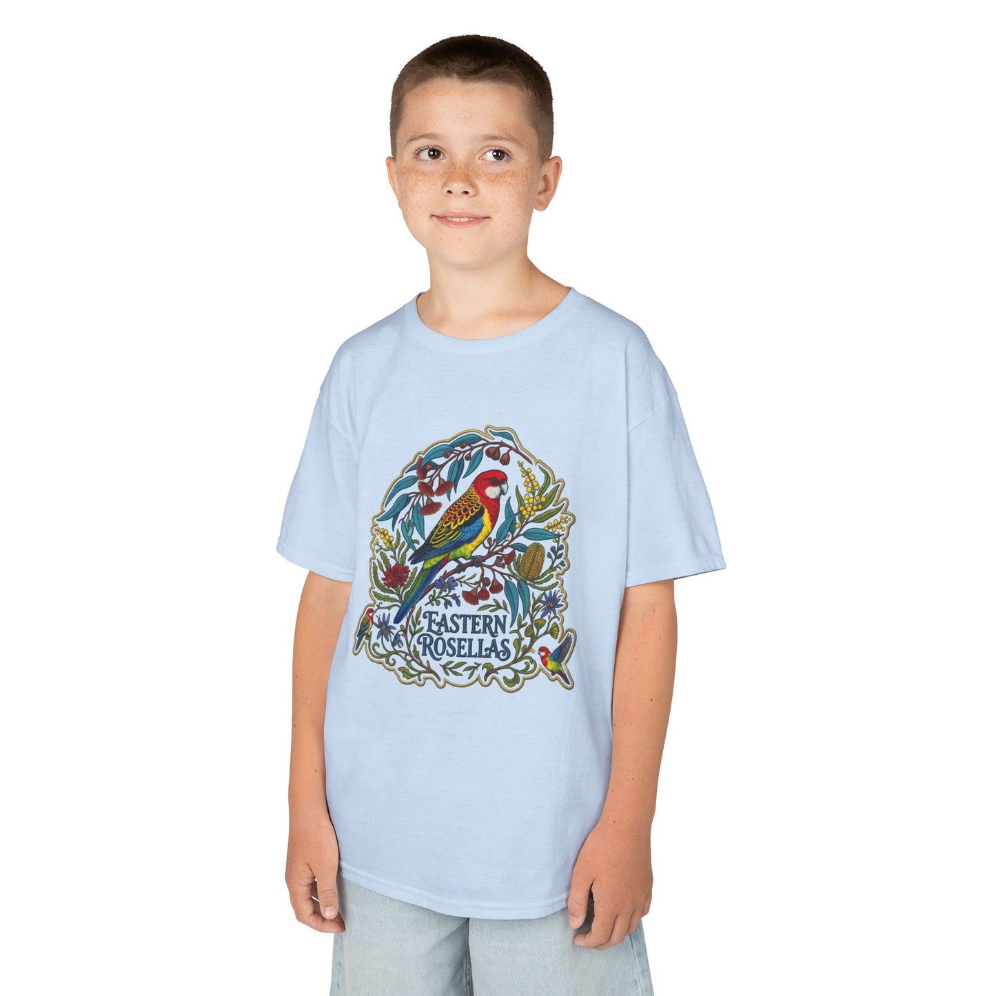 Eastern Rosellas Kids T-Shirt – Viral Aussie Song Bird Tee