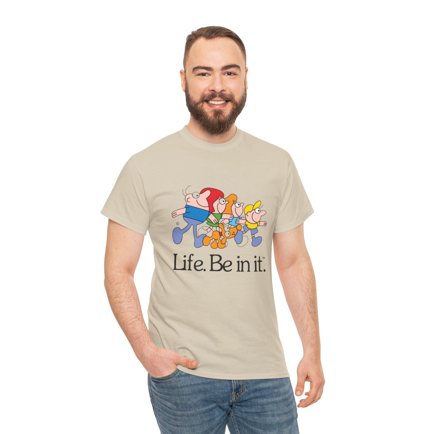 Life. Be In It T-Shirt | Retro Aussie 70s & 80s Nostalgia Tee