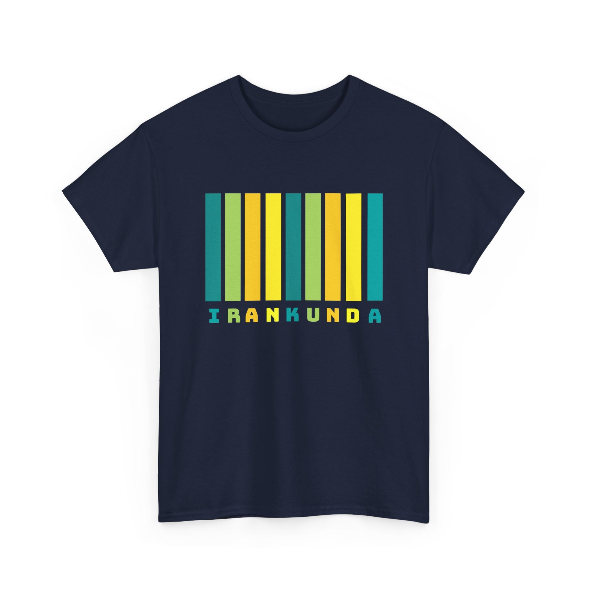 Custom Nestory Irankunda supporter t-shirt in Australian green and gold colours for Socceroos football fans.