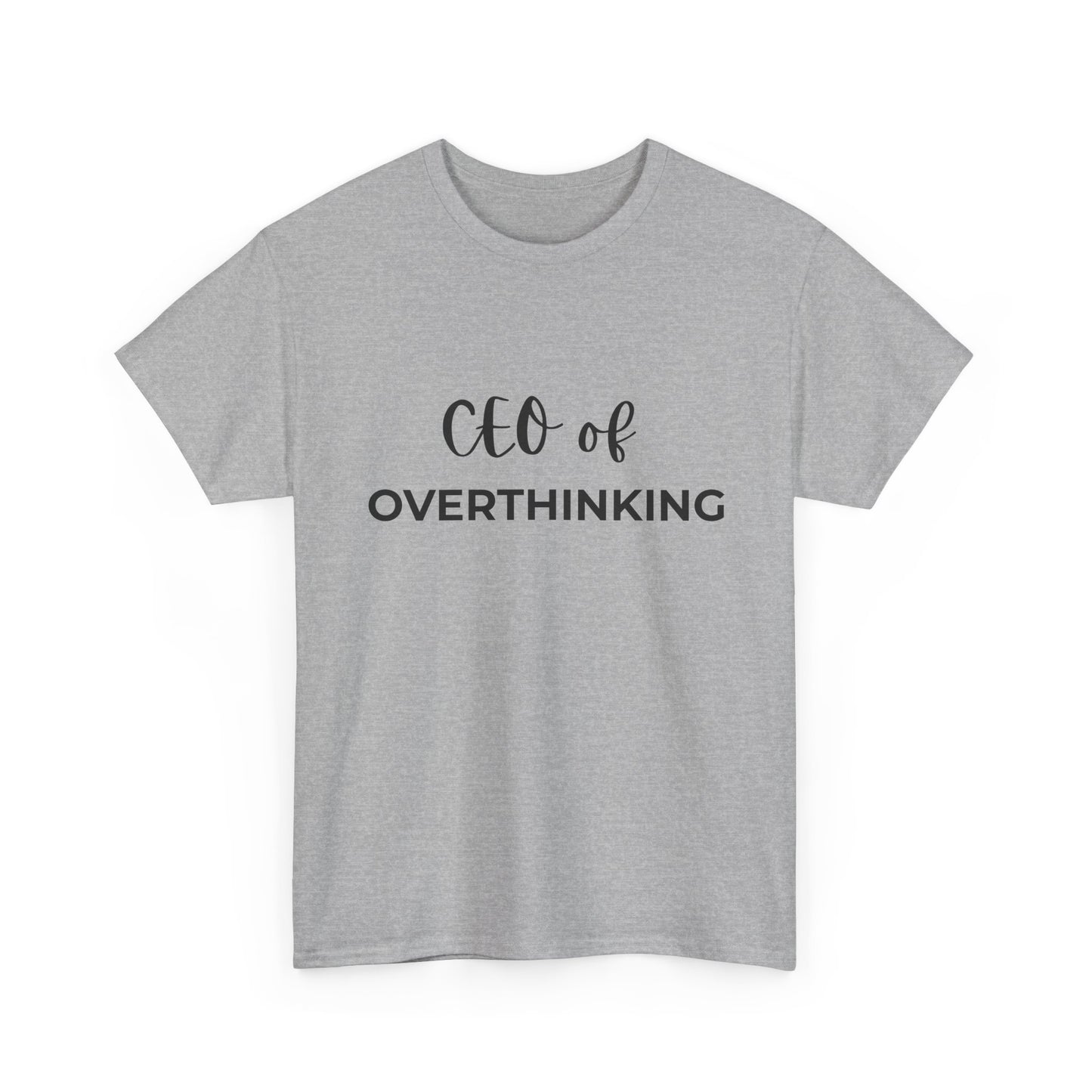 custom CEO of overthinking t-shirt funny quote
