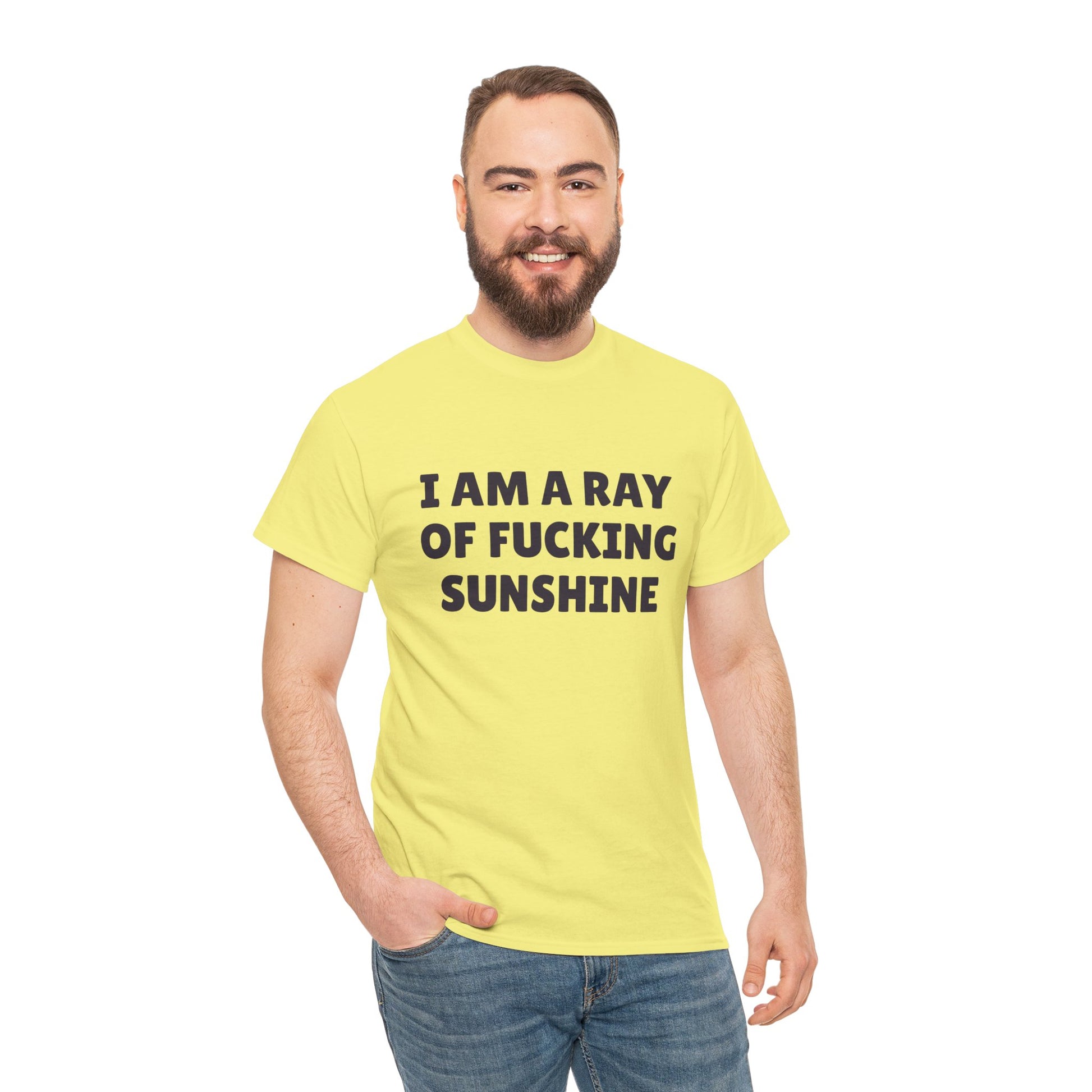 Cheeky ray of sunshine t-shirt, great for parties and festivals