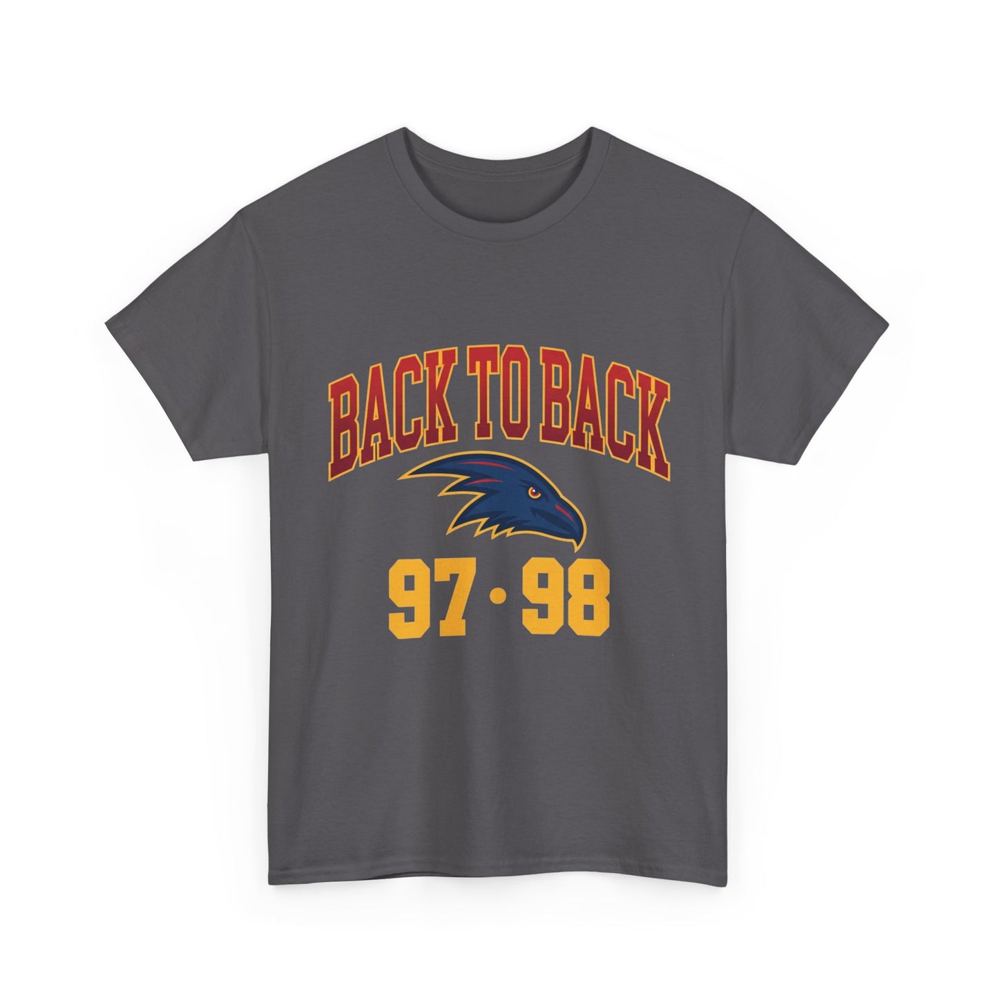 Adelaide Crows Back to Back 97 & 98 T-Shirt | Retro AFL Premiership Tee