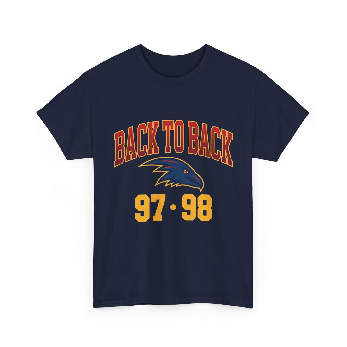 Adelaide Crows Back to Back 97 & 98 T-Shirt | Retro AFL Premiership Tee