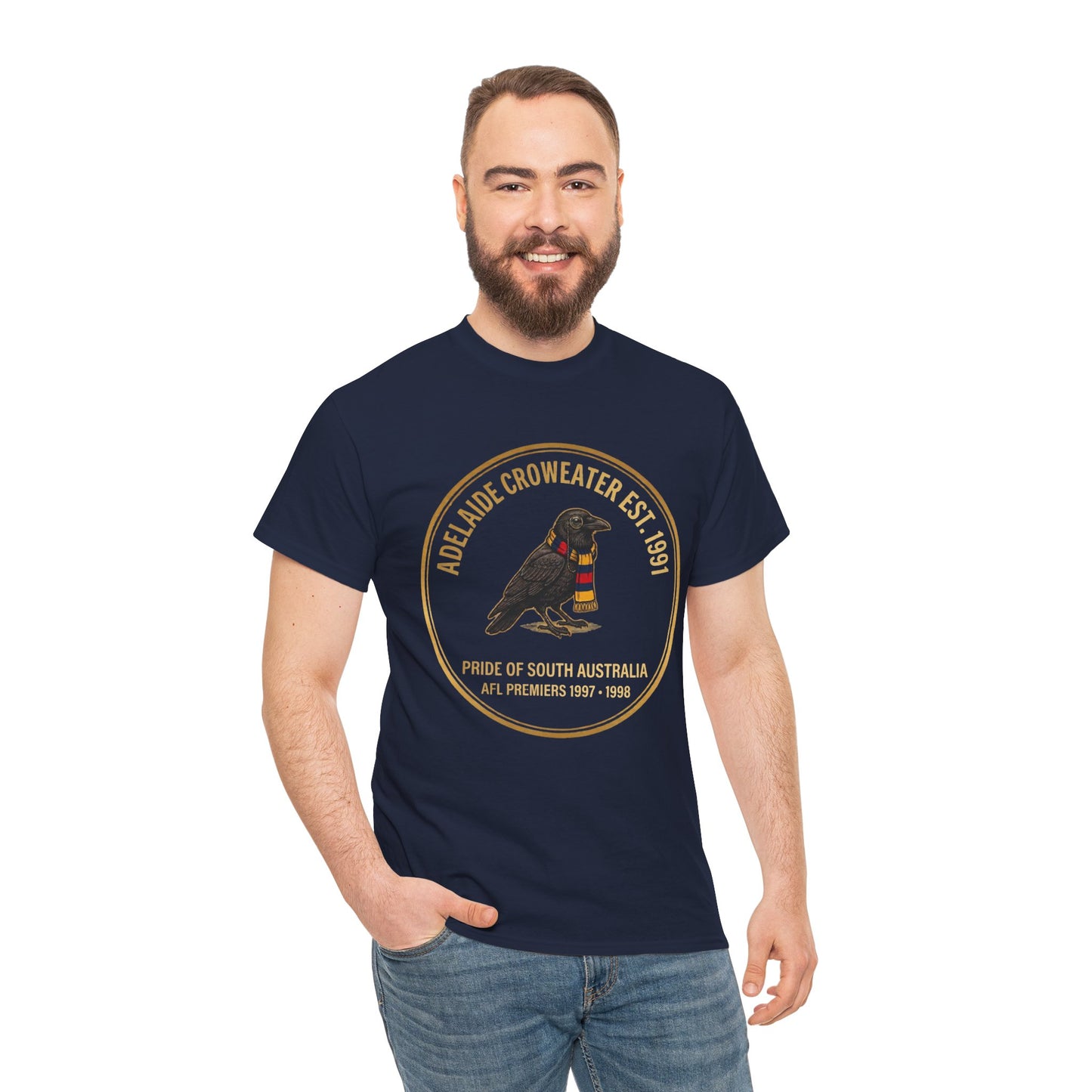 Adelaide Croweater Est. 1991 T-Shirt – Pride of South Australia AFL Fan Tee