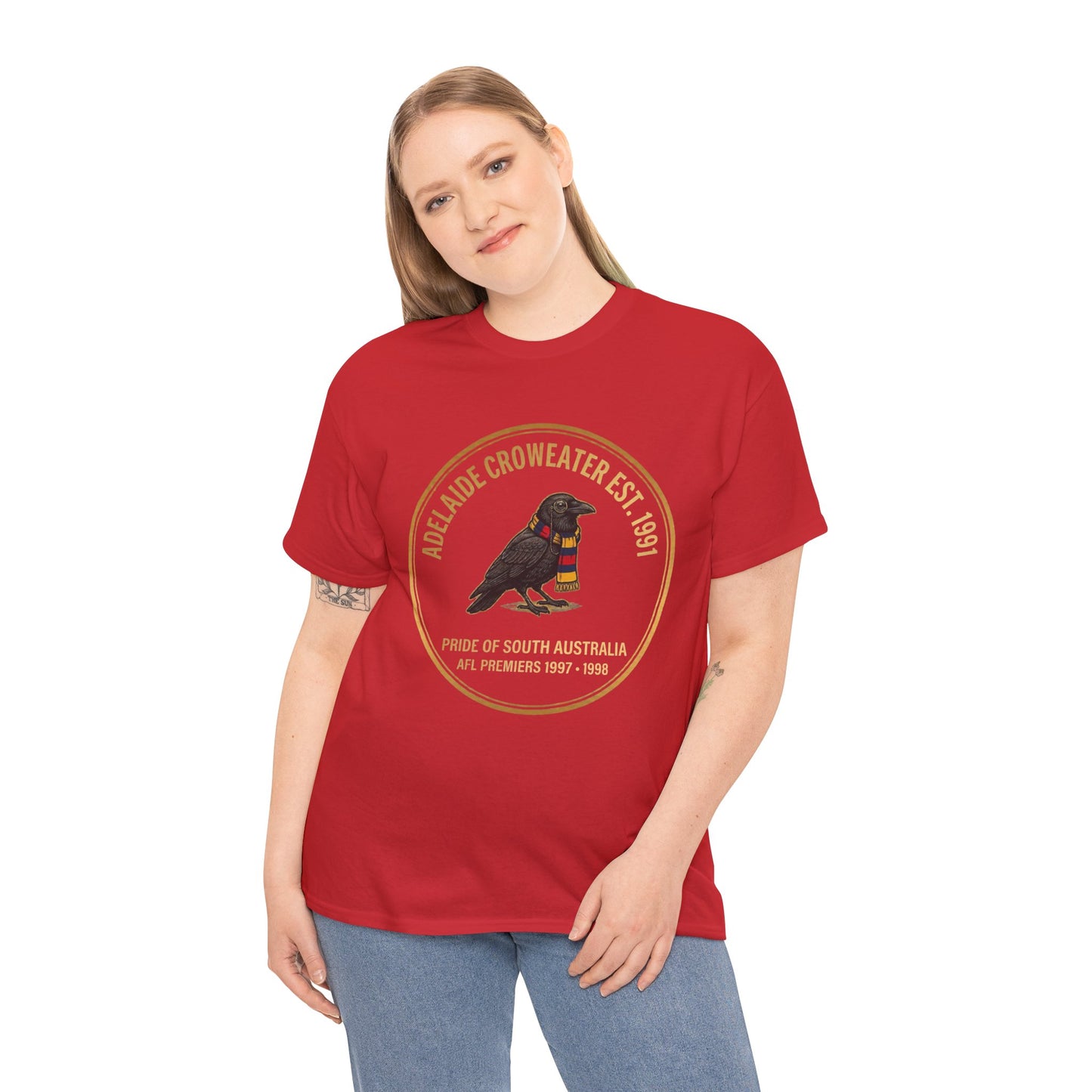Adelaide Croweater Est. 1991 T-Shirt – Pride of South Australia AFL Fan Tee
