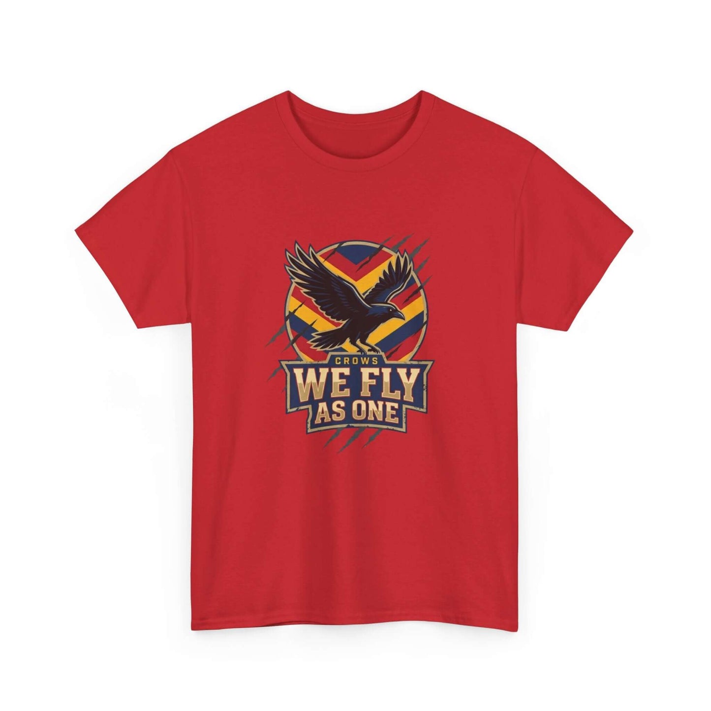AFL Adelaide Crows “We Fly As One” t-shirt, perfect for matches and casual wear