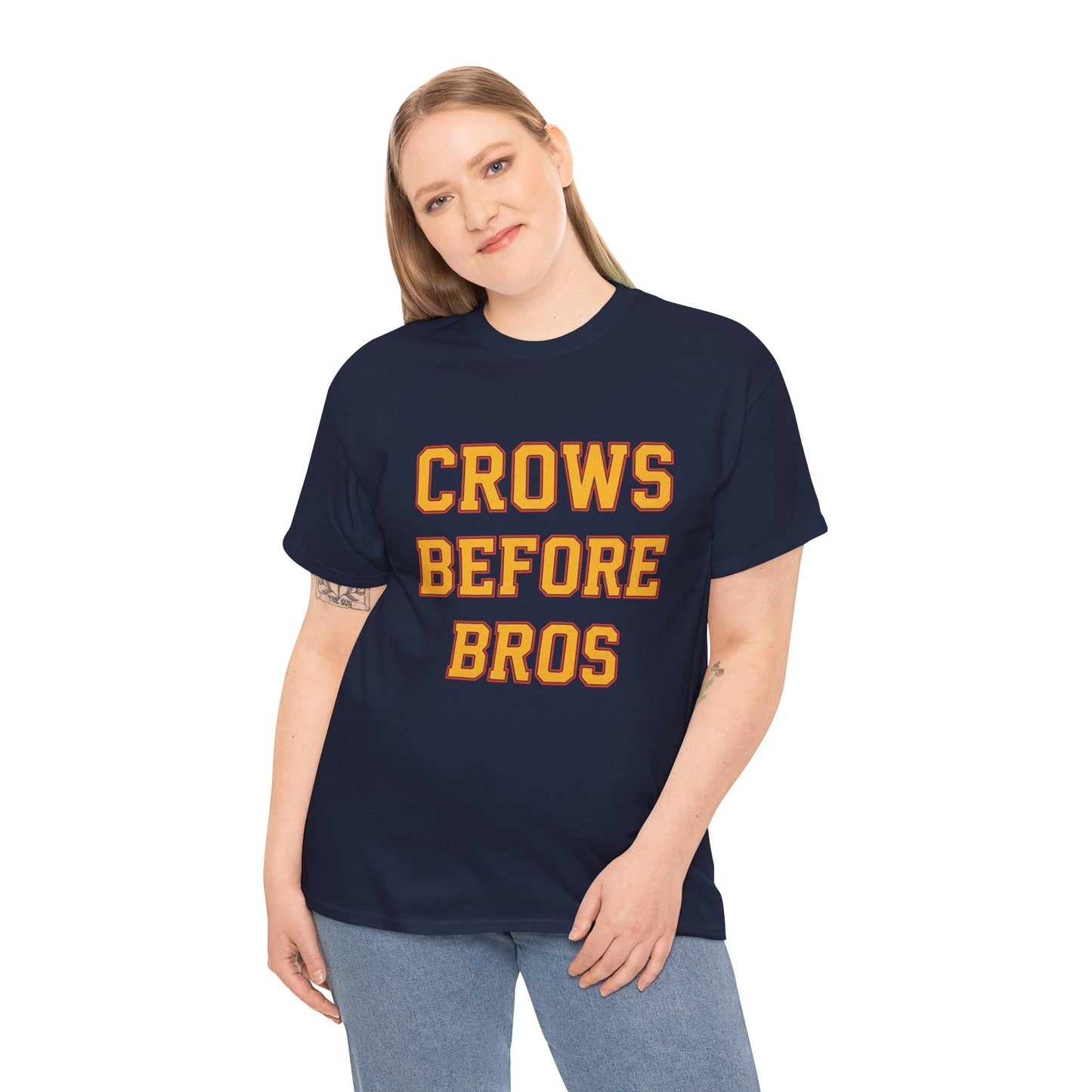Crows Before Bros T-Shirt | Funny Adelaide Crows AFL Supporter Tee