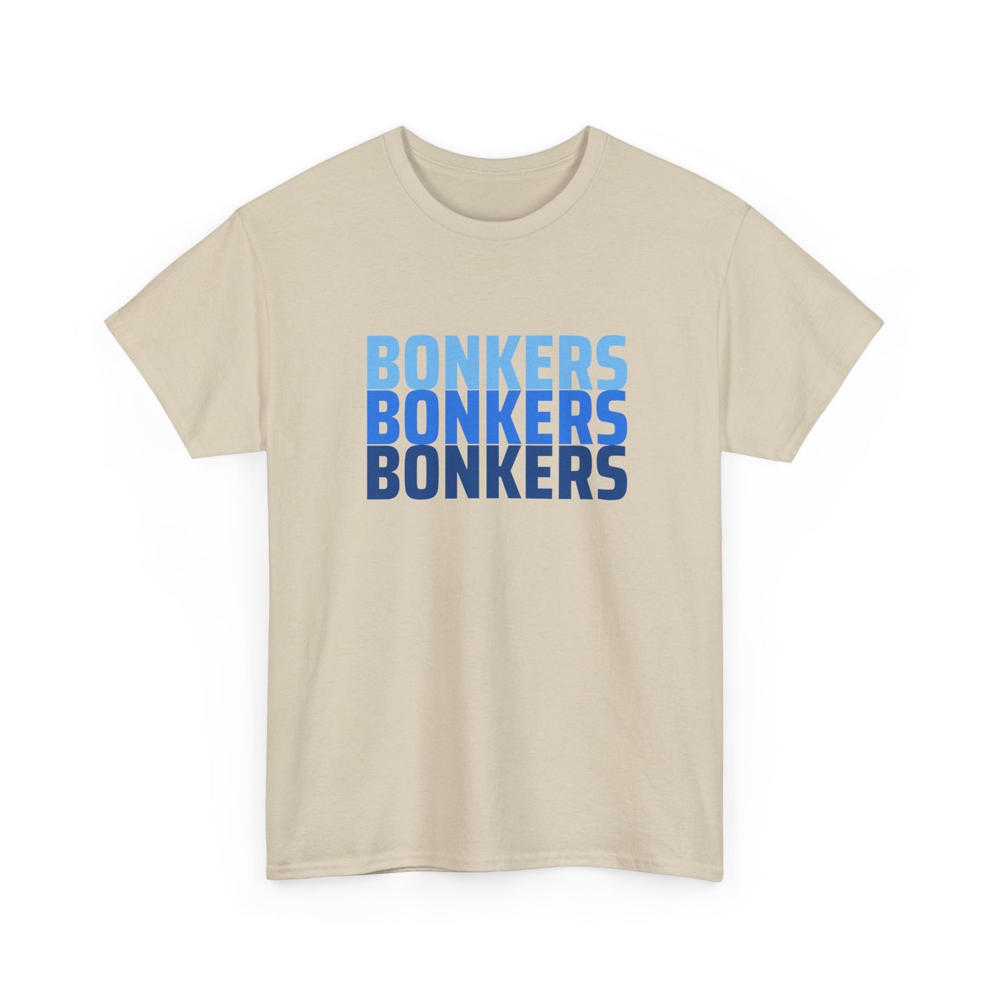 Humorous Bonkers t-shirt – whimsical design for fans of Wonderland and individuality