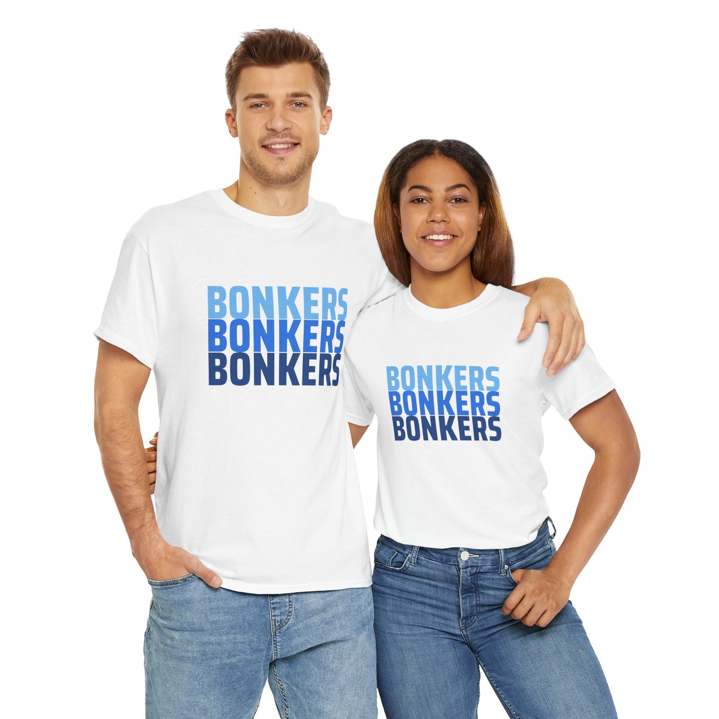 Bonkers unisex tee – bold statement for those who dare to be different and quirky