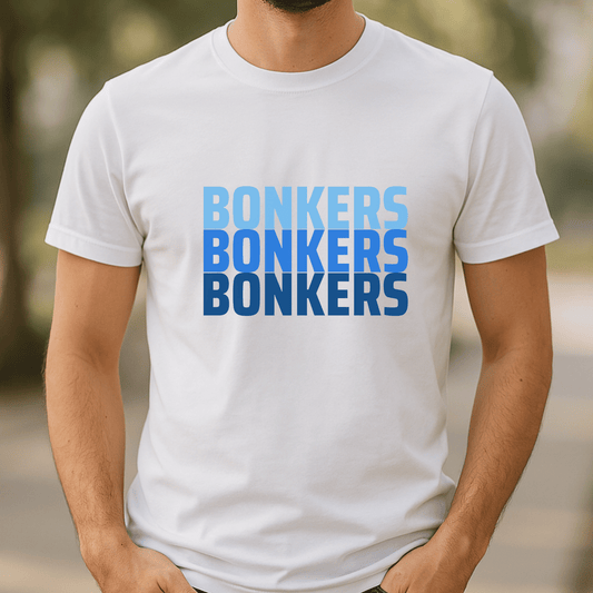 Bonkers t-shirt – inspired by Alice in Wonderland, celebrating everyday madness