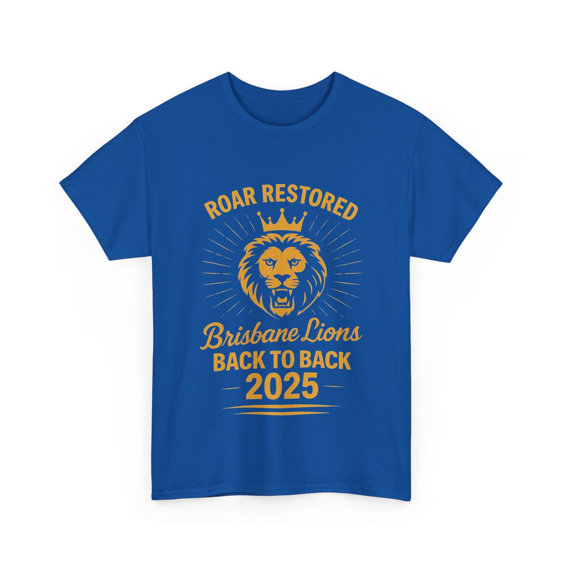 AFL Brisbane Lions 2025 champions shirt “Roar Restored” perfect for pub nights