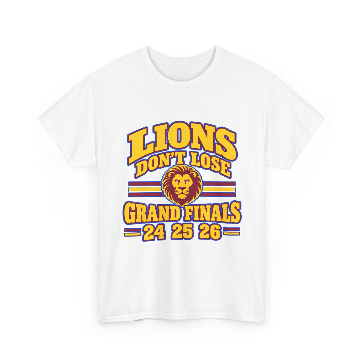 Brisbane Lions 2026 three-peat premiership fan shirt