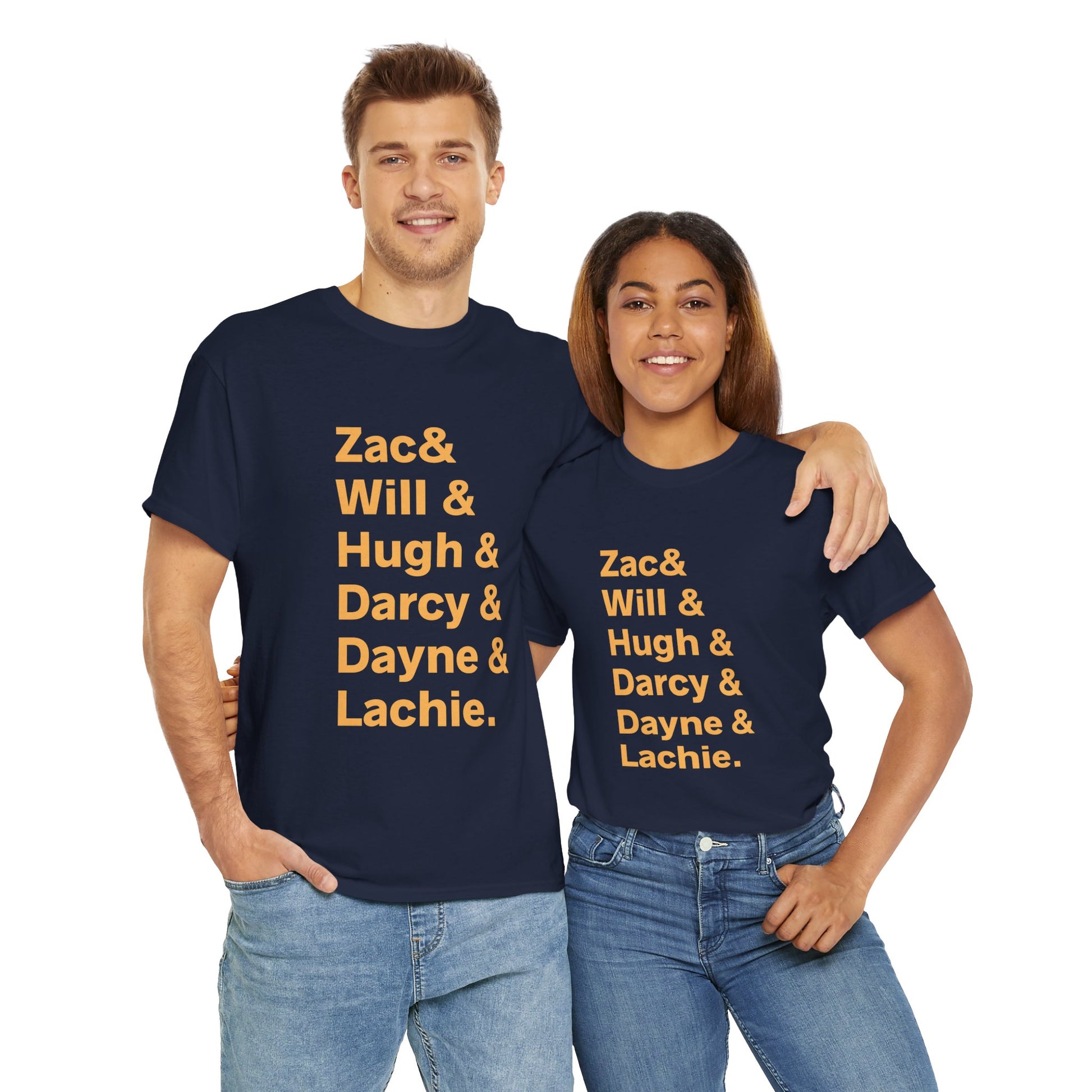 Lions footy fan shirt featuring Bailey Ashcroft McCluggage Wilmot Zorko