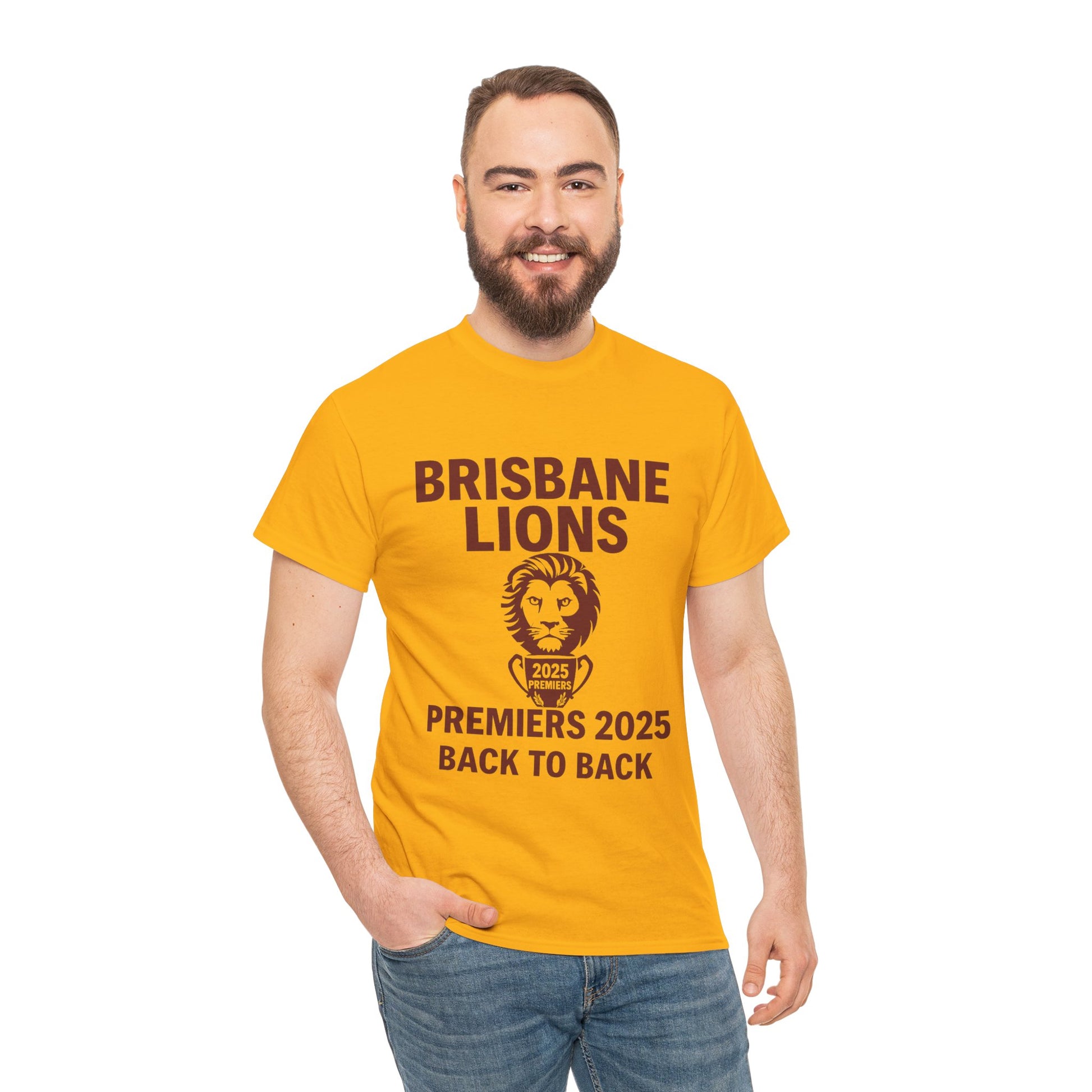 Brisbane Lions 2025 grand final winners t-shirt for AFL watch parties