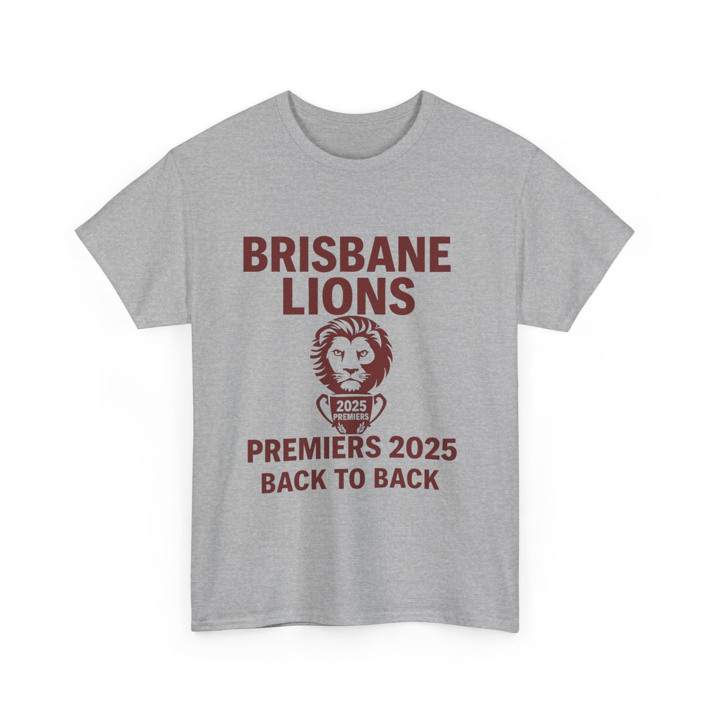 Brisbane Lions 2025 premiership shirt with back-to-back victory design