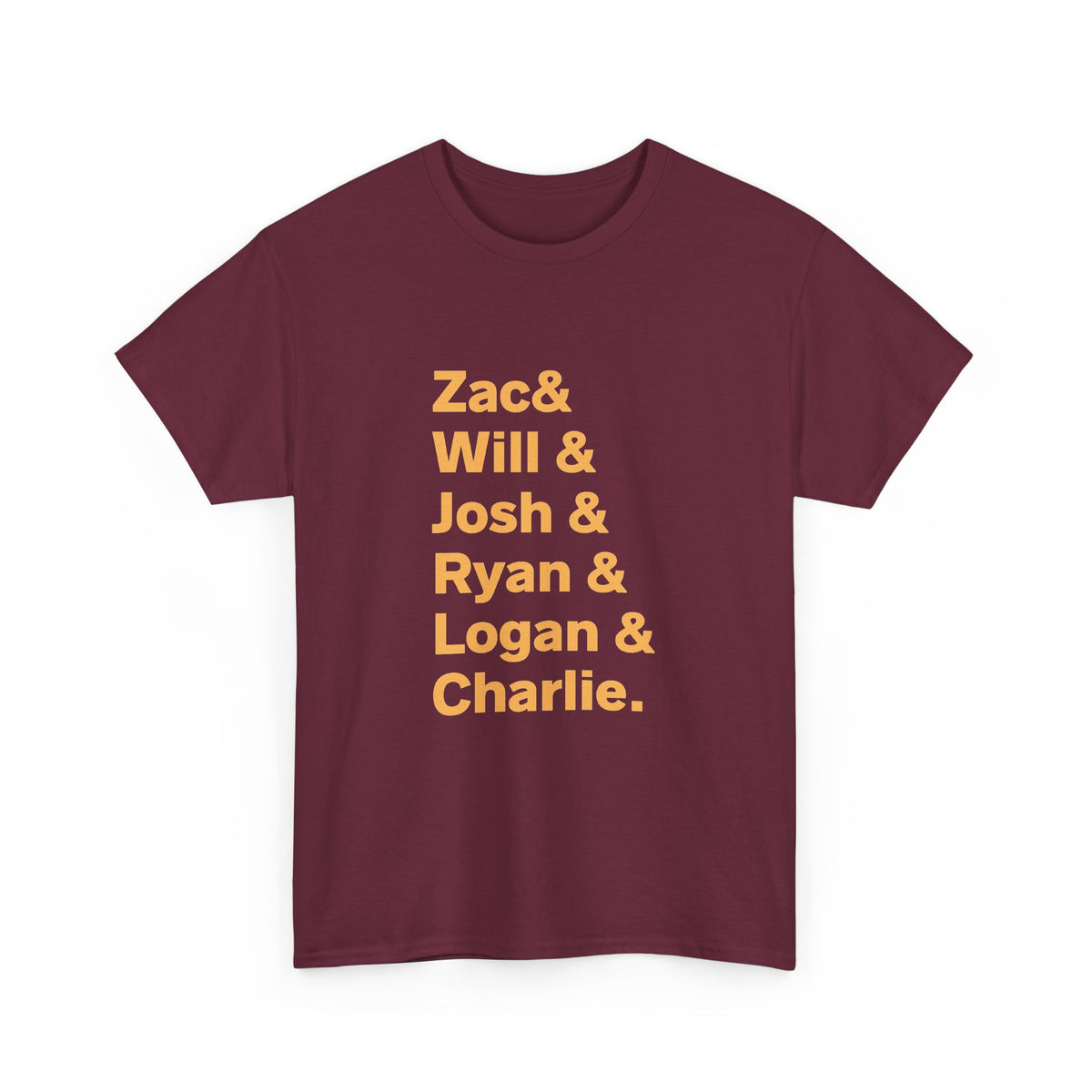 Brisbane Lions 2026 premiership players Zac Will Josh Ryan Logan Charlie T-shirt