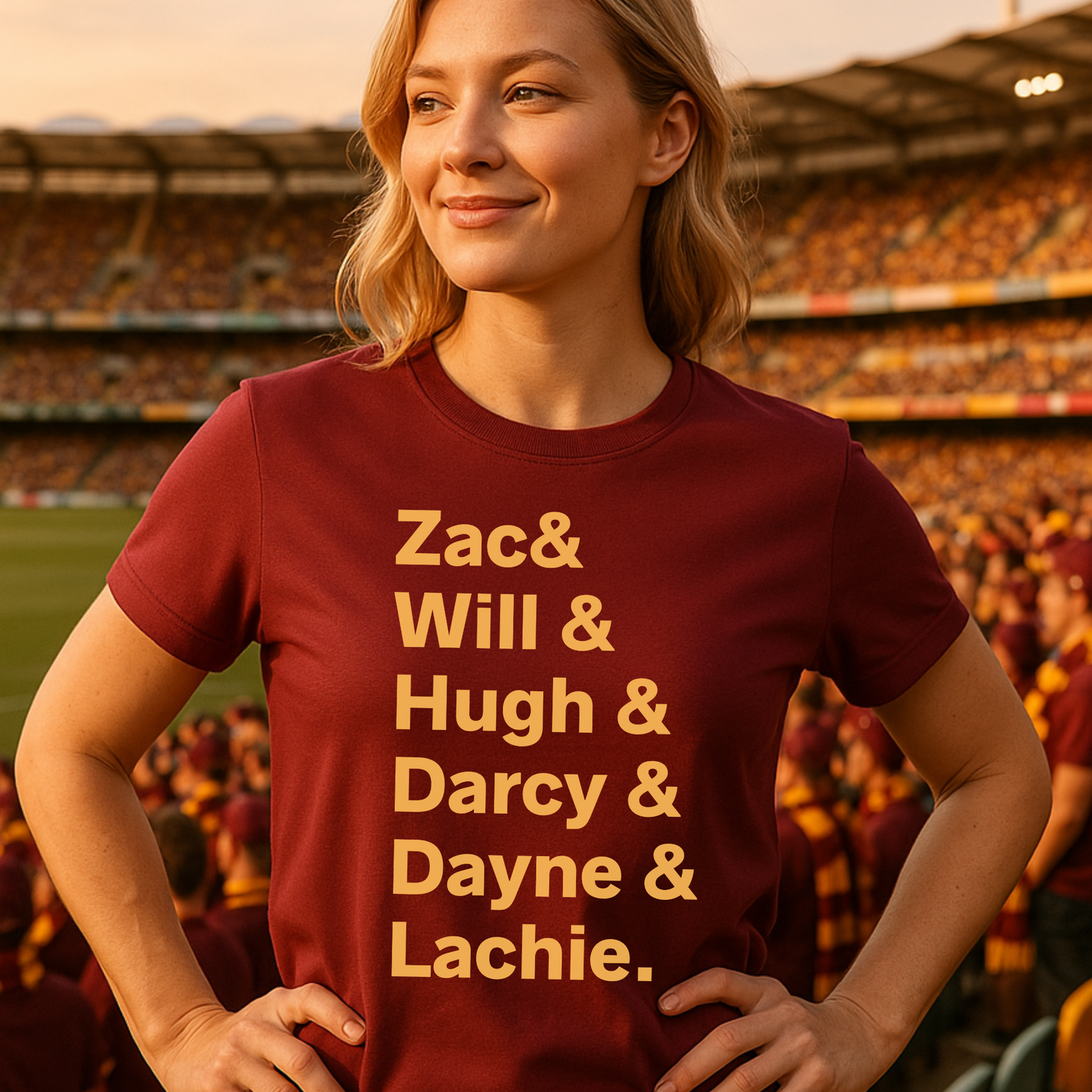 Brisbane Lions 2025 Premiership t-shirt Zac Bailey Will Ashcroft Hugh McCluggage Darcy Wilmot Dayne Zorko