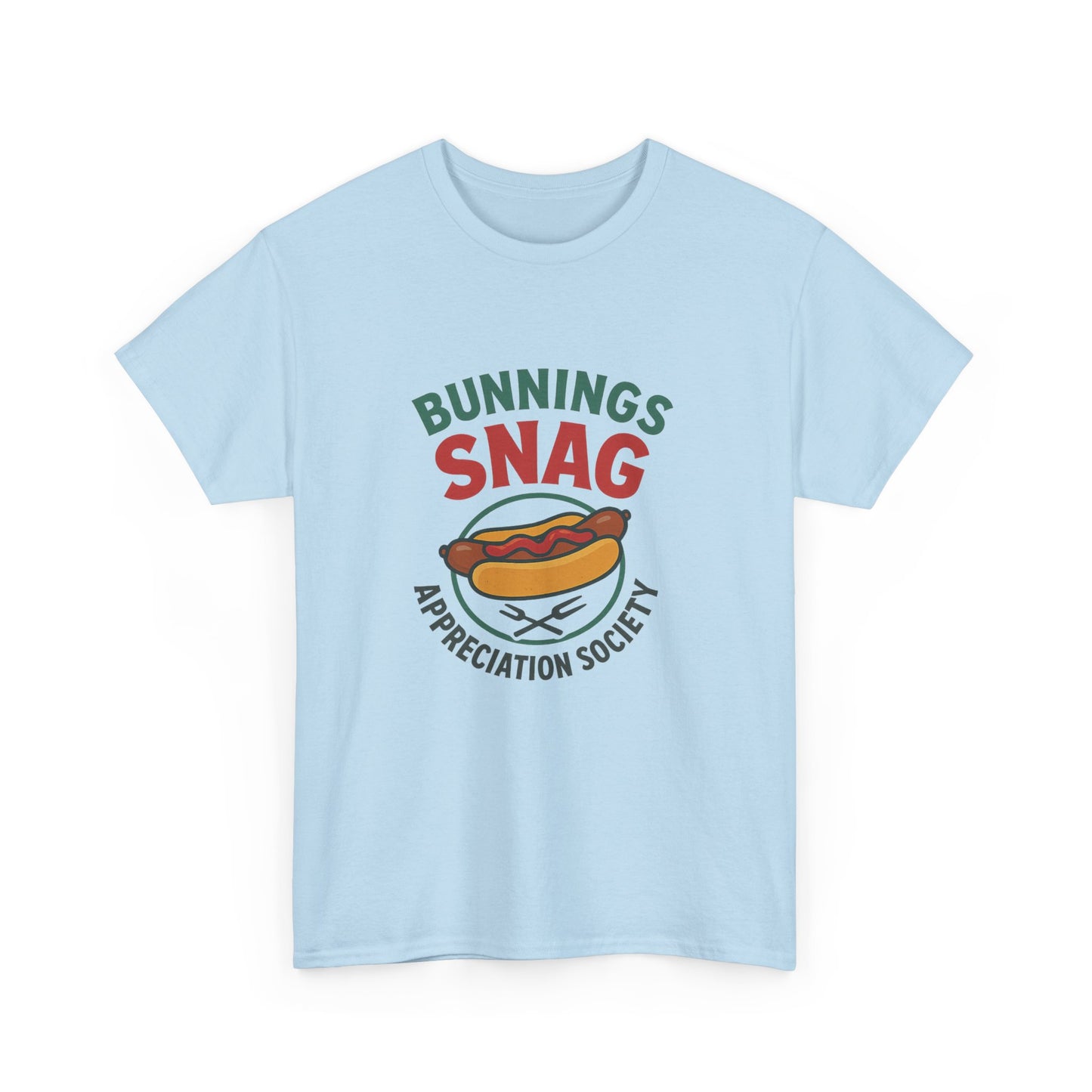 Cheeky Bunnings sausage appreciation graphic t-shirt