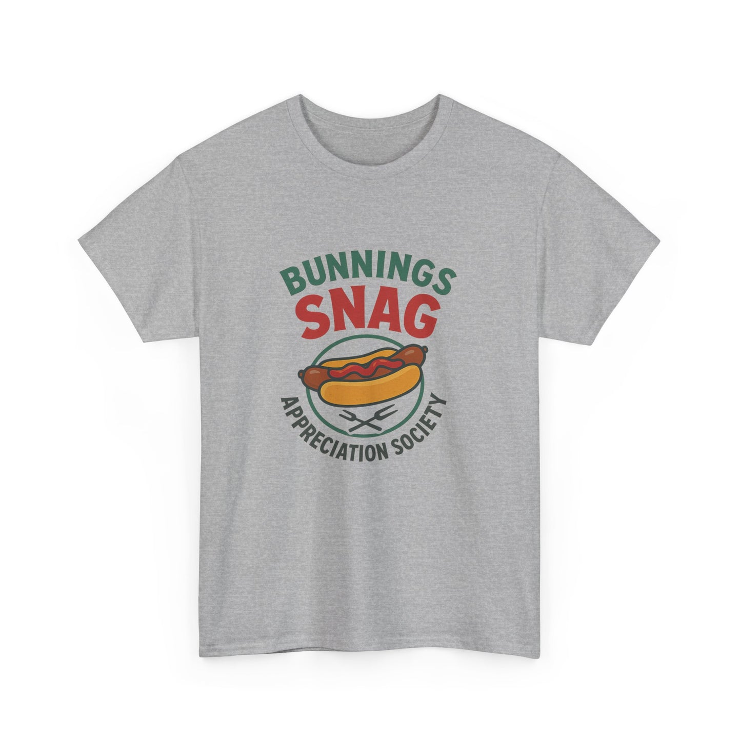 Unisex cotton shirt for fans of Bunnings sausage sizzles