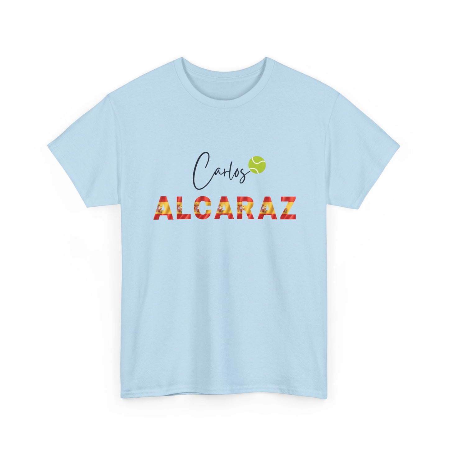 Alcaraz tennis shirt inspired by Spanish flag for AO match day