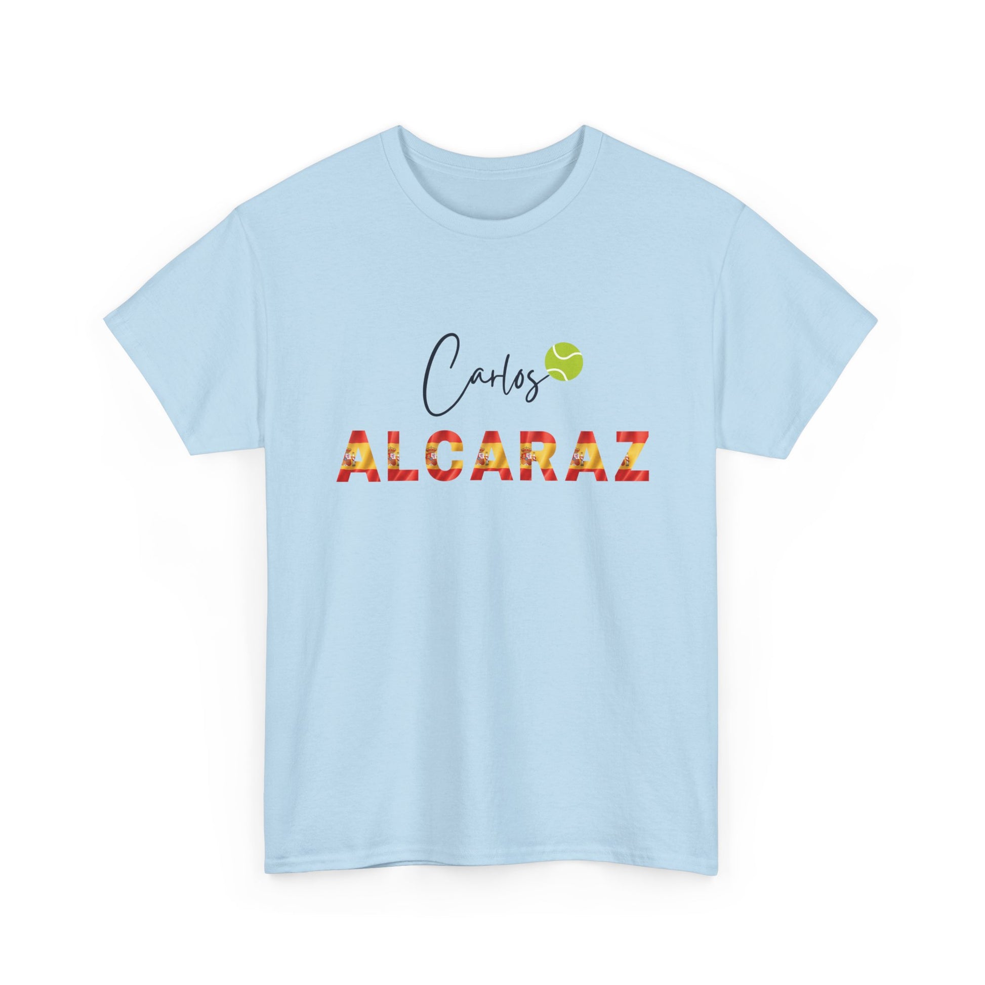 Alcaraz tennis shirt inspired by Spanish flag for AO match day