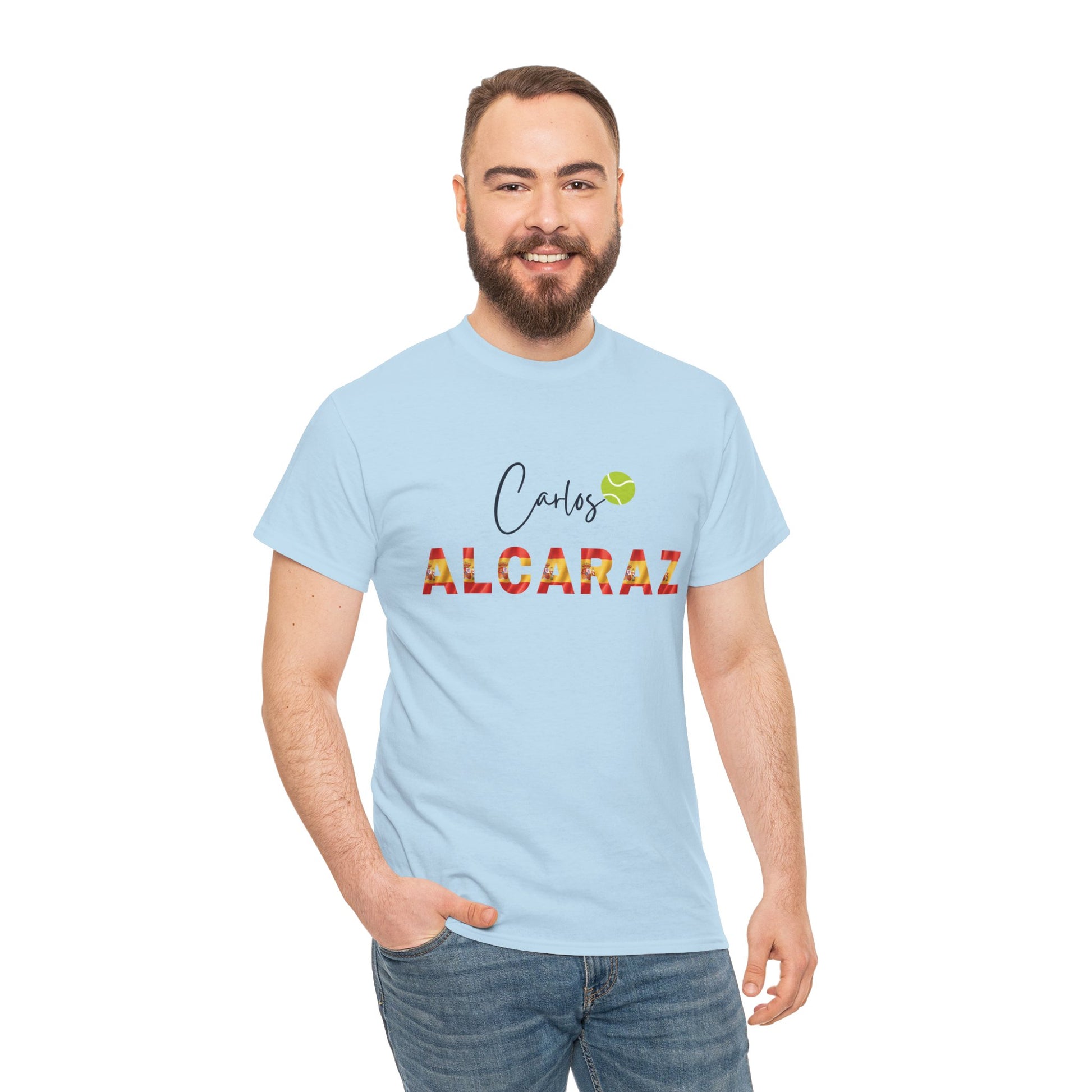 Grand Slam champion Carlos Alcaraz Spanish tennis t-shirt