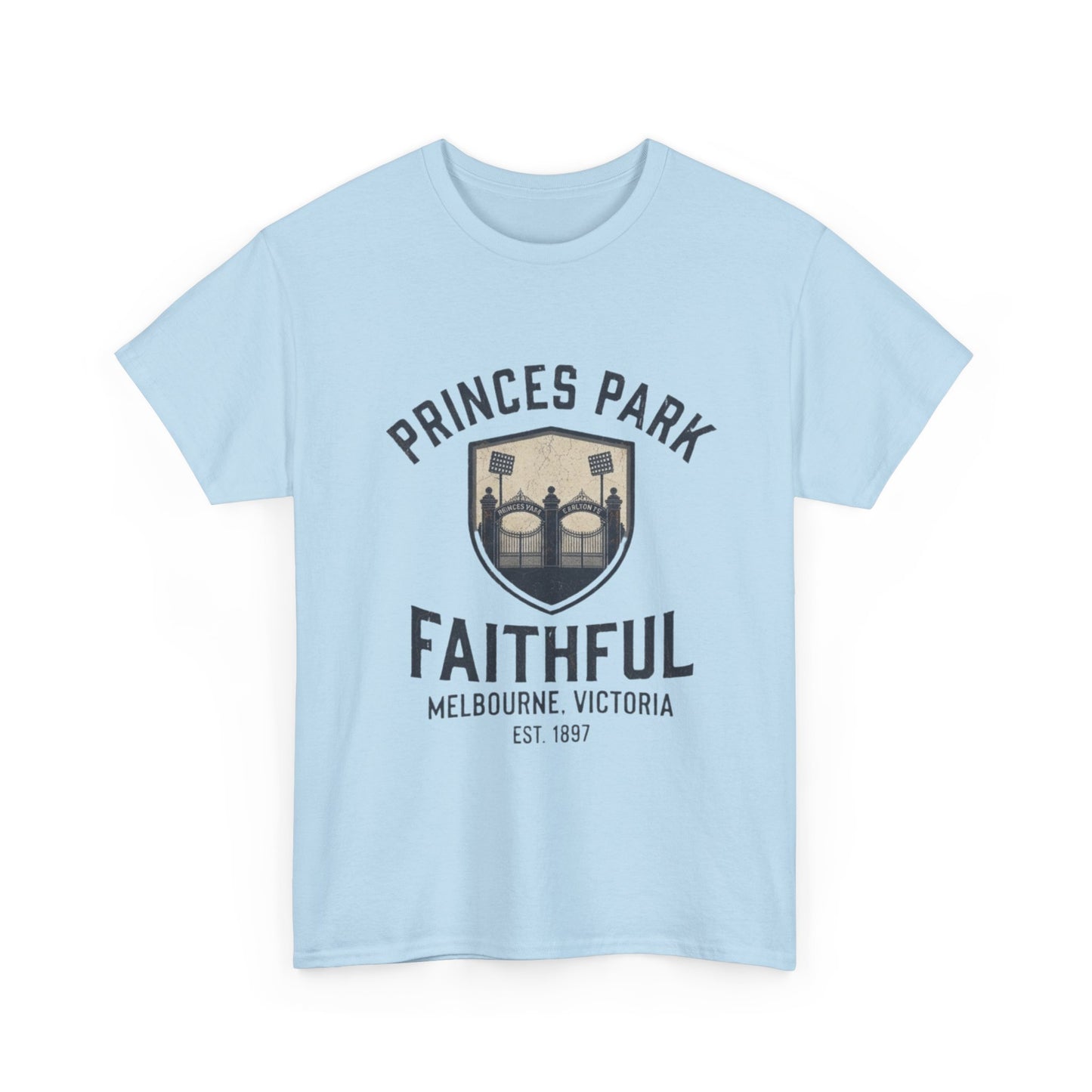 Retro Carlton Football Supporter Tee | Princes Park Faithful T-Shirt
