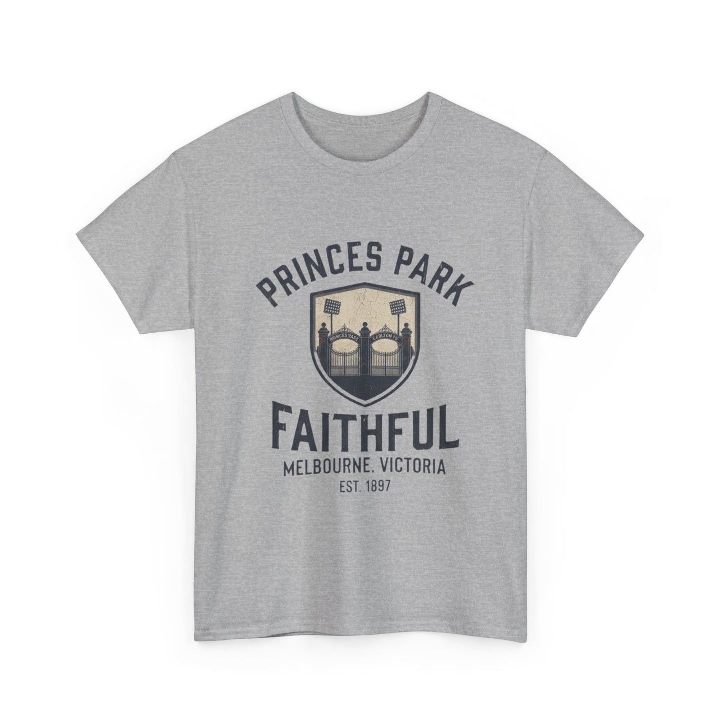 Retro Carlton Football Supporter Tee | Princes Park Faithful T-Shirt