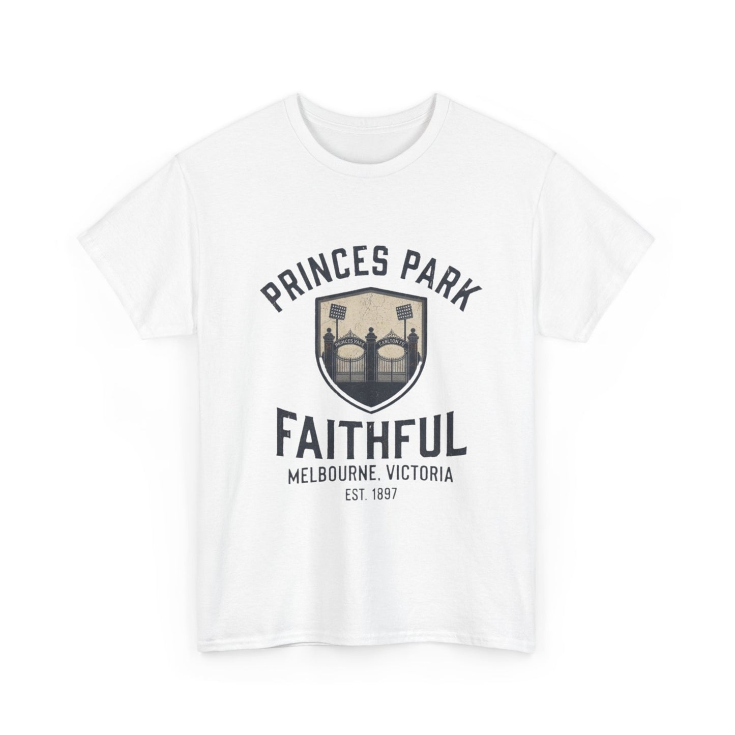 Retro Carlton Football Supporter Tee | Princes Park Faithful T-Shirt