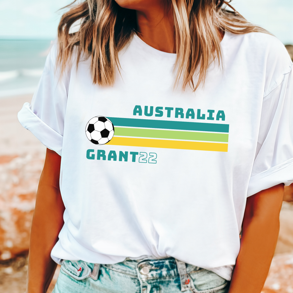  Retro Charli Grant 22 Matildas t-shirt for Aussie football fans