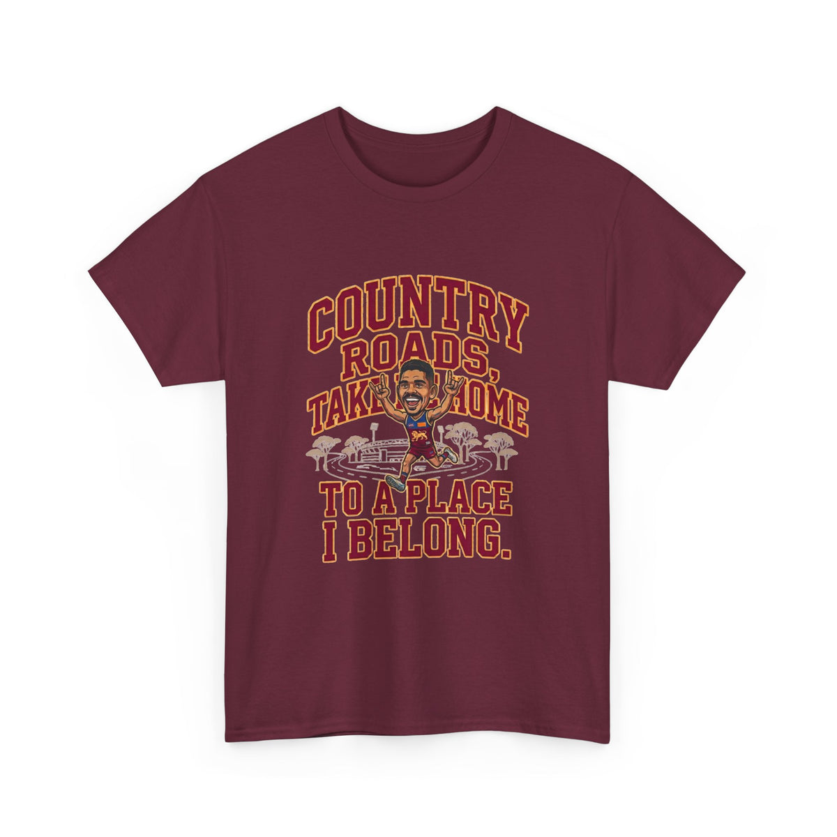 Brisbane Lions Charlie Cameron Country Roads T-Shirt – Lions Fan Tee