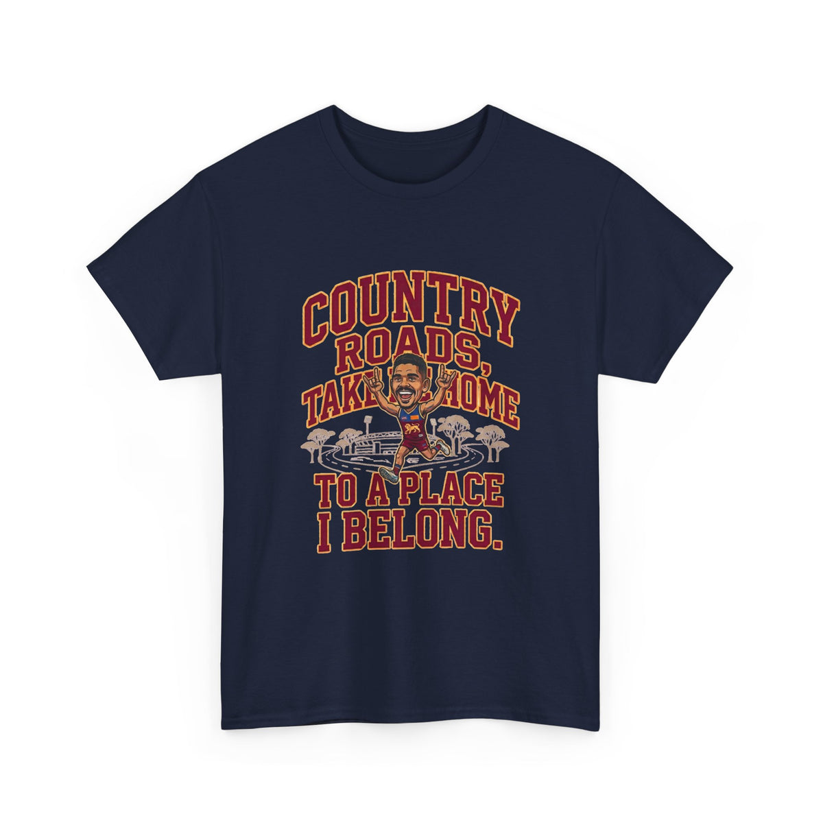 Brisbane Lions Charlie Cameron Country Roads T-Shirt – Lions Fan Tee