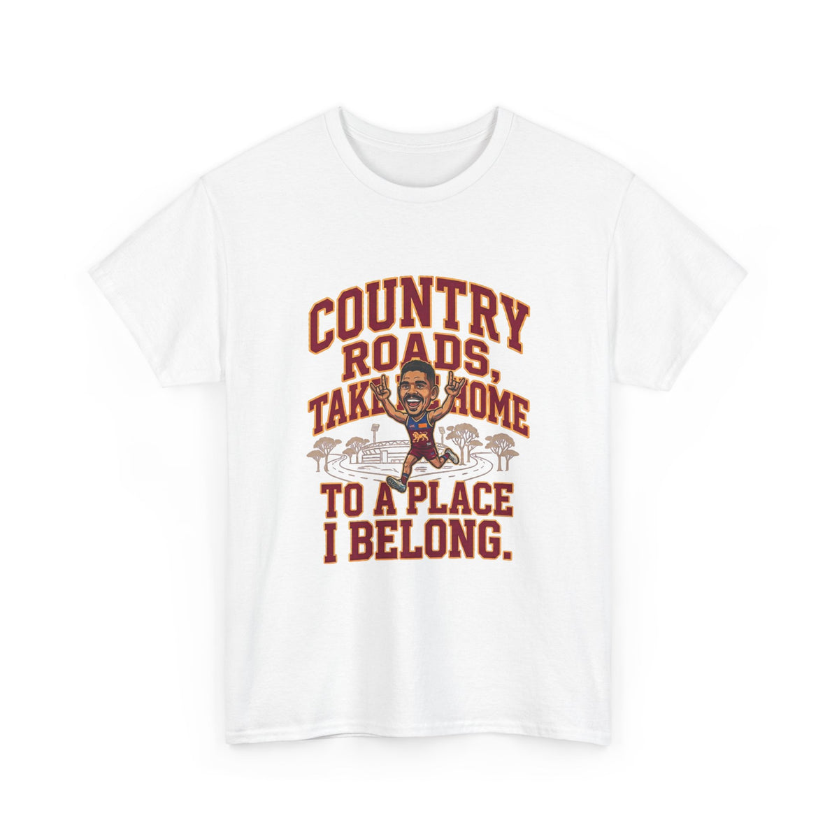 Brisbane Lions Charlie Cameron Country Roads T-Shirt – Lions Fan Tee
