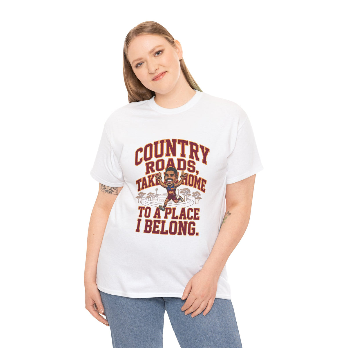 Brisbane Lions Charlie Cameron Country Roads T-Shirt – Lions Fan Tee