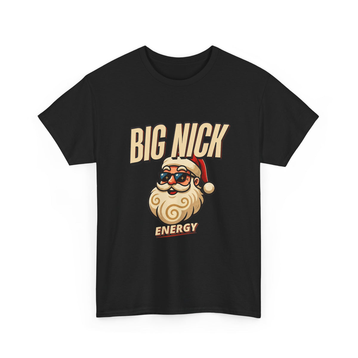 Big Nick Energy Santa T-Shirt | Funny Christmas Tee
