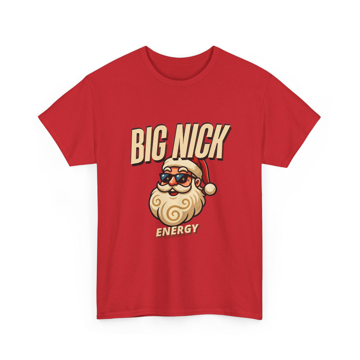 Big Nick Energy Santa T-Shirt | Funny Christmas Tee