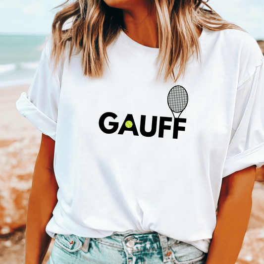Coco Gauff tennis t-shirt inspired by the Grand Slam champion