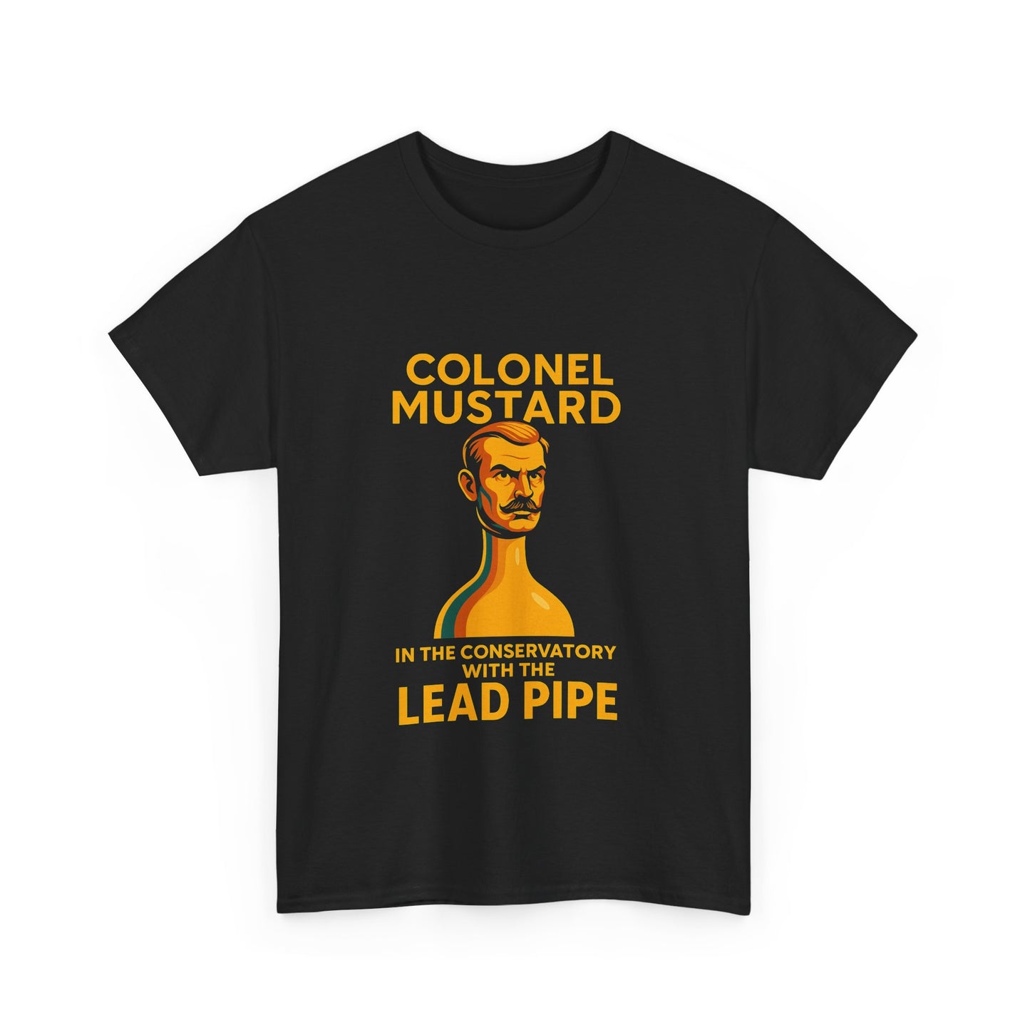Colonel Mustard Cluedo t-shirt