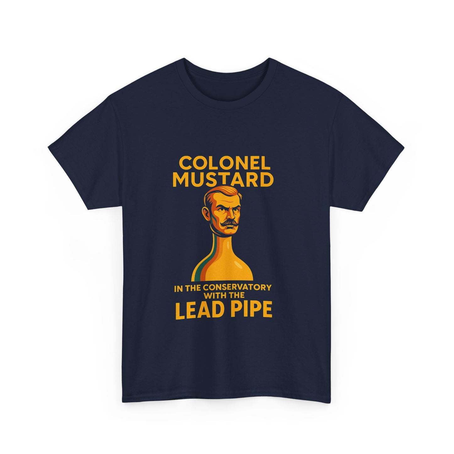 Colonel Mustard Cluedo t-shirt
