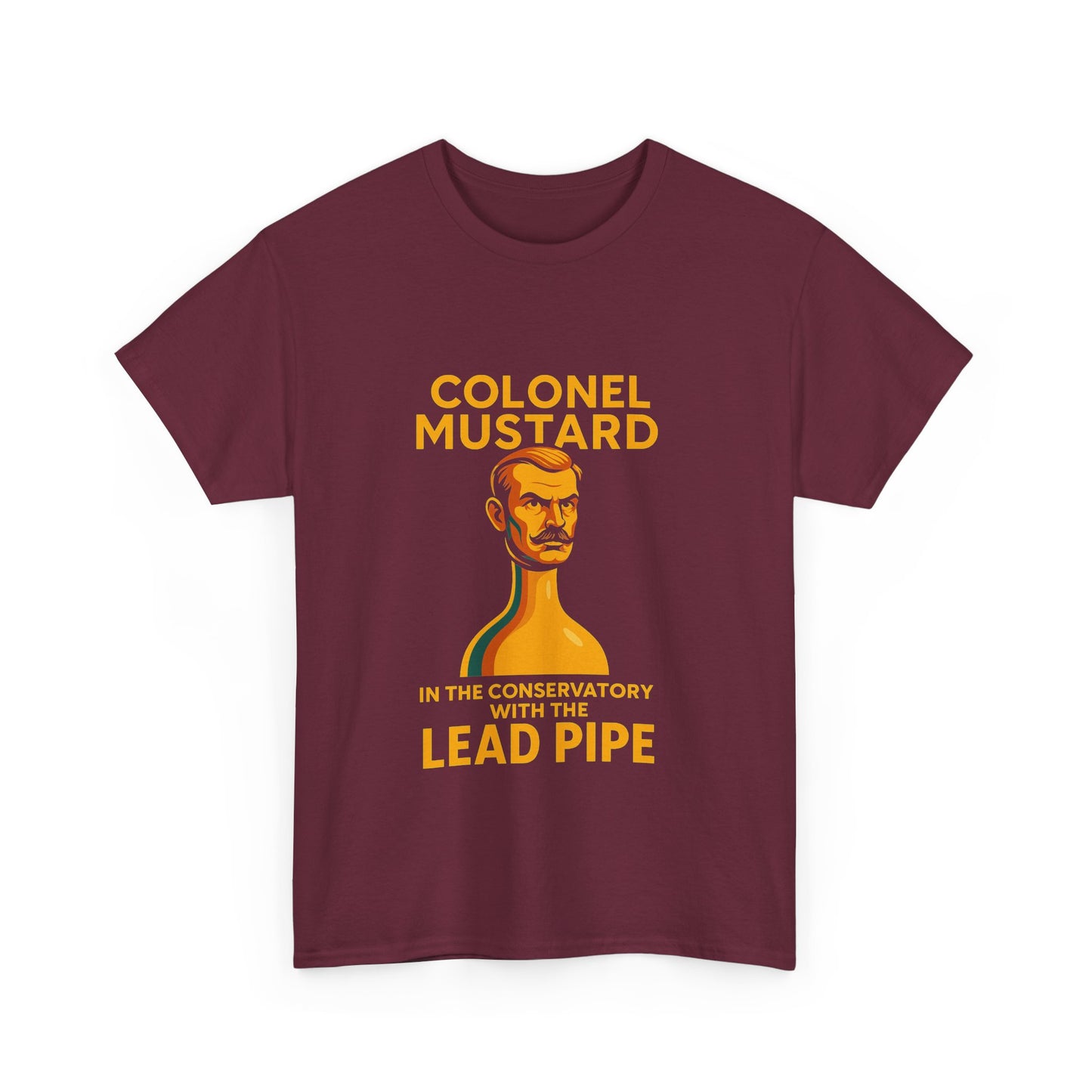 Colonel Mustard Cluedo t-shirt