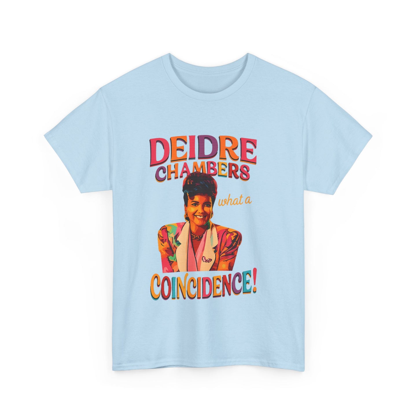 Deidre Chambers “What a coincidence!” Muriel’s Wedding tee with Bill the Battler artwork