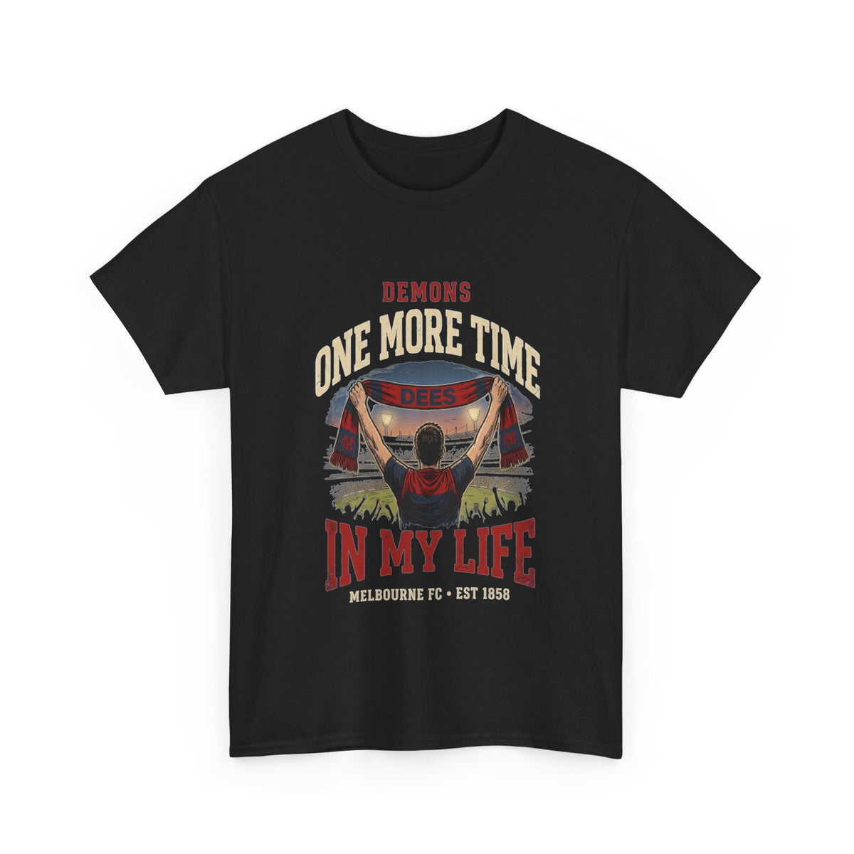Melbourne Demons premiership fan tee for passionate AFL supporters