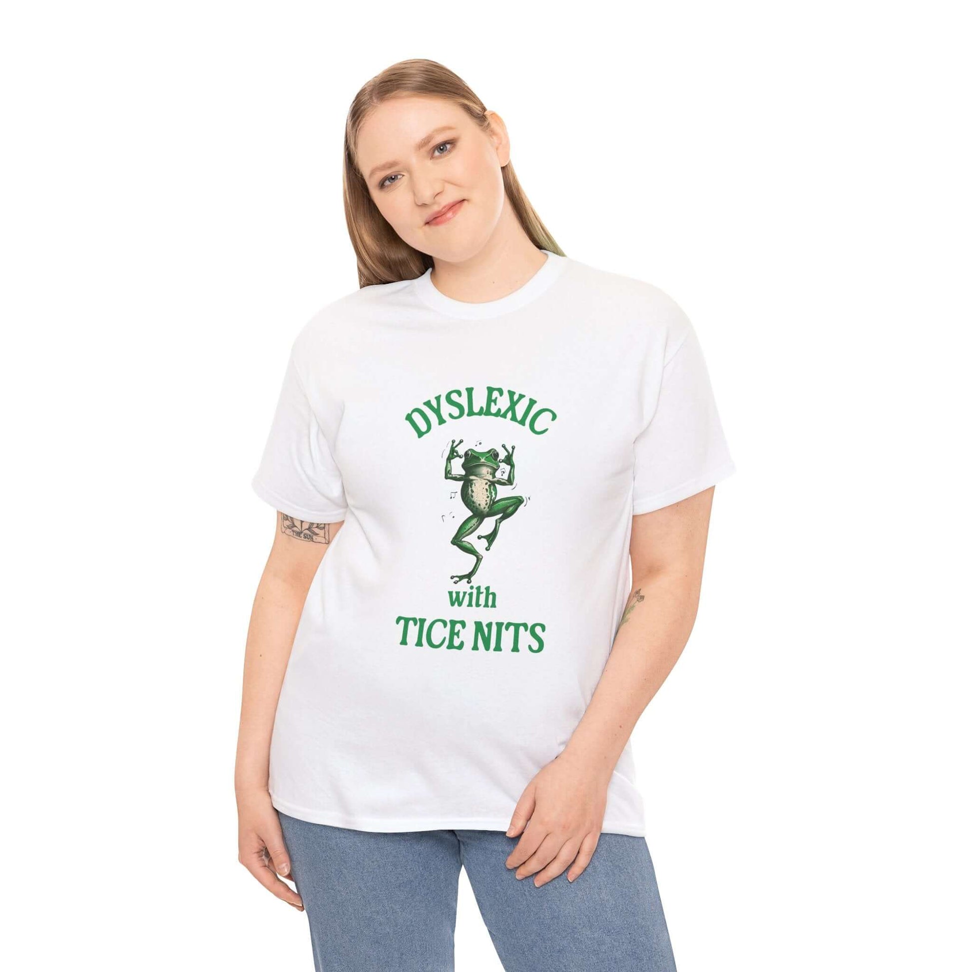 Cheeky frog meme T-shirt Aussie joke dyslexic humour tee gift