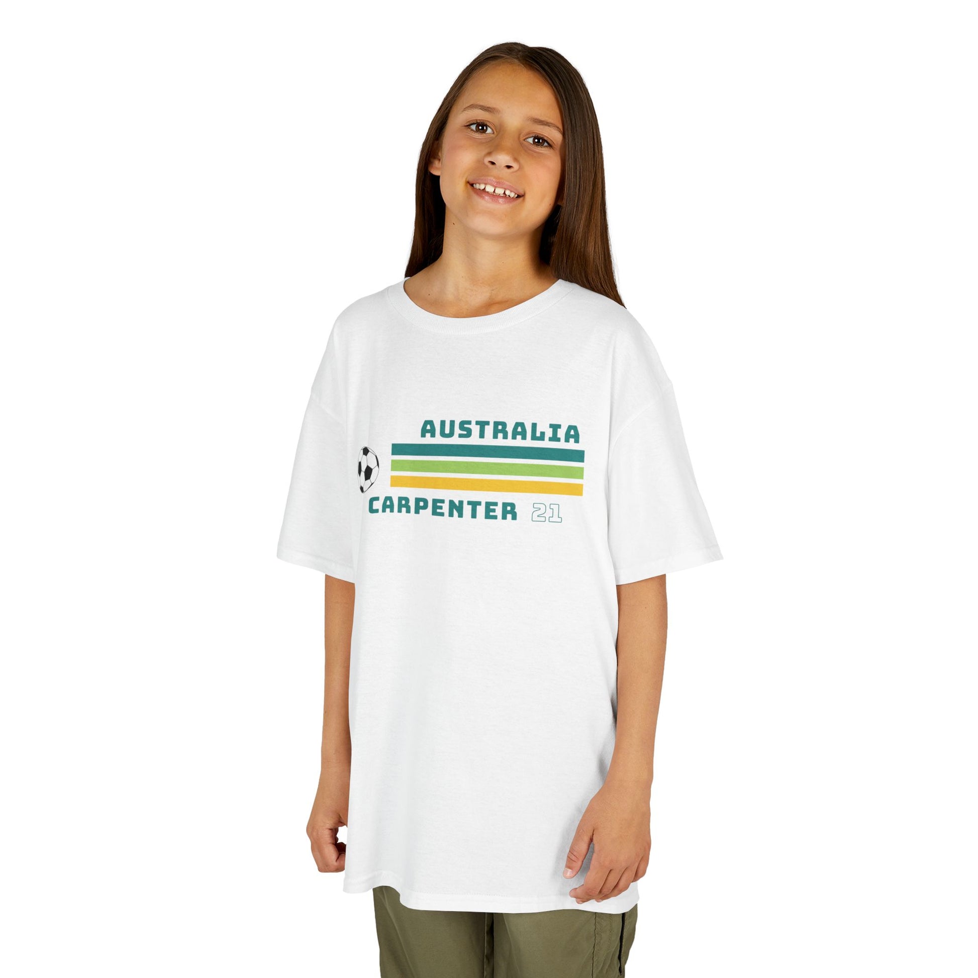 Ellie Carpenter children’s tee – support your favourite Matilda with this name and number shirt