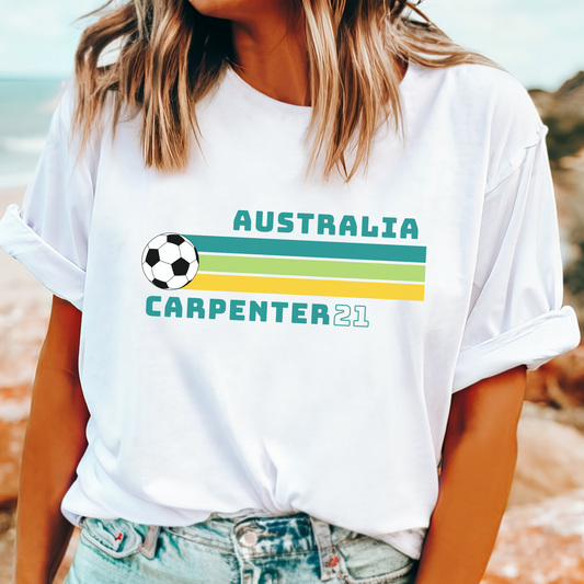 Ellie Carpenter Matildas 21 t-shirt for women's football fans