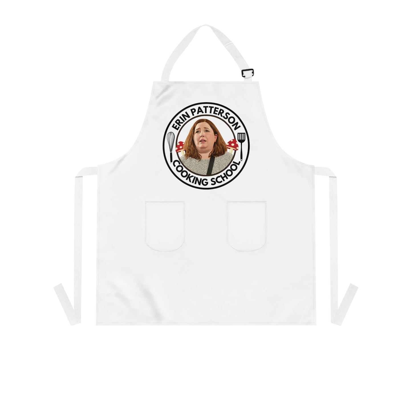 Erin Patterson Cooking School apron with chef-style pockets
